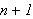$n+1$