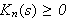 $K_{n}(s)\geq 0$