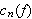 $c_{n}(f)$